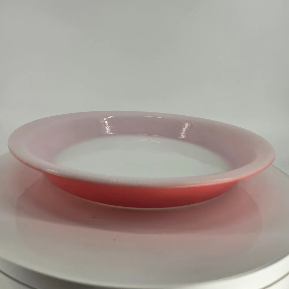 Vintage Pyrex Flamingo Pink Pie Plate 10